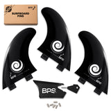 BPS Fiberglass Reinforced FCS Surfboard Fins