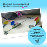 BPS Fiberglass Reinforced FCS Surfboard Fins