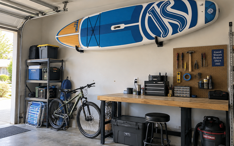 How to Store Surfboards and SUPs: House and Garage Setups