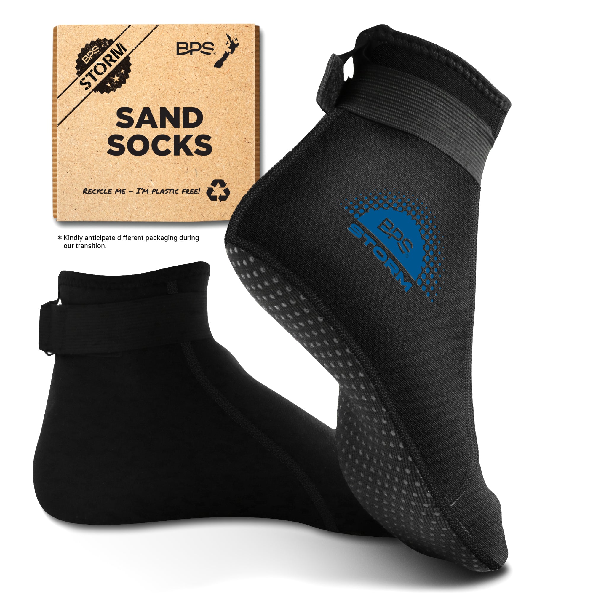 BPS Piha Beach Volleyball Socks - Strandsocken Mit Kevlar-Sohle Gegen Heißen Sand