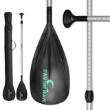 Own the Wave 2-Piece Alloy SUP Paddle with Bag