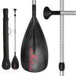 Own the Wave 2-Piece Alloy SUP Paddle with Bag