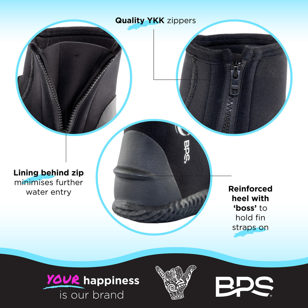 Buy BPS 5MM Diving Boots – Barrel Point Surf
