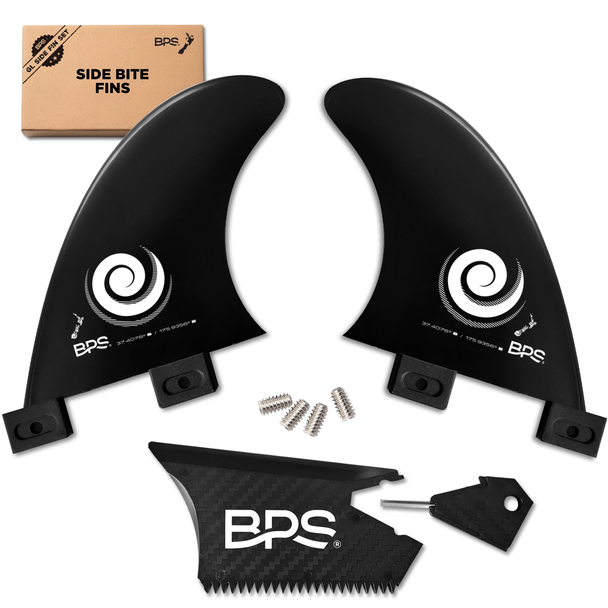 BPS Side Bite FCS Surfboard Fins