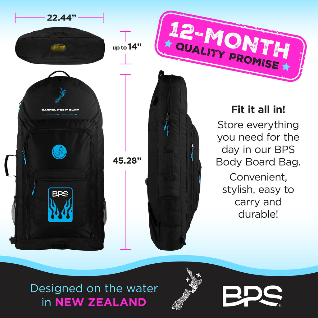 Bodyboard Bag (Made from rPet) – Barrel Point Surf US