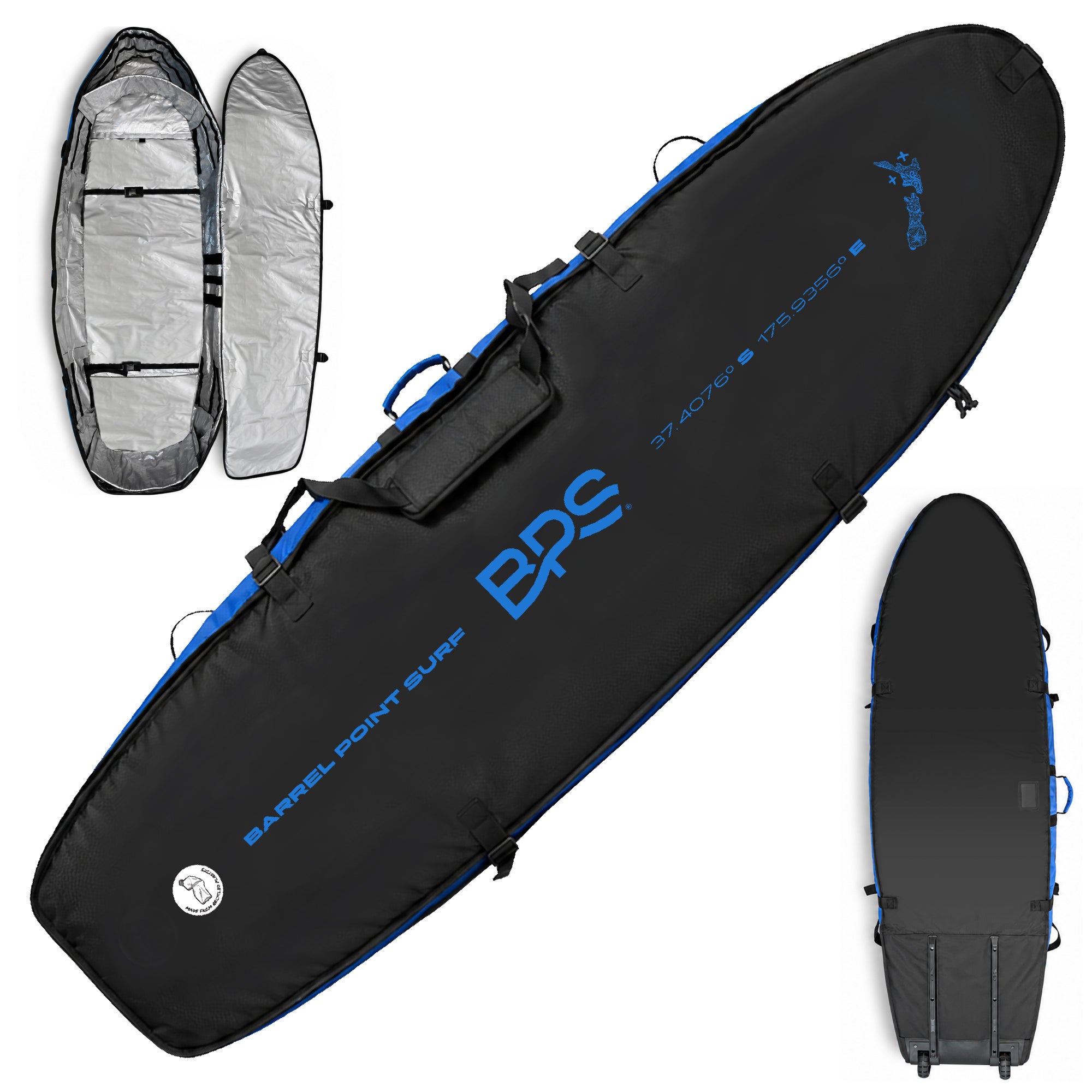BPS Surfboard Coffin Wheelie Bag