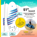 Own the Wave 'Claw Strike' 51" Hybrid Board
