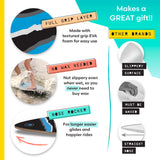 Own the Wave 'Black Clawstrike' Skimboard with Carry Bag