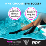 BPS 'Second Skin' High Cut Fin Socks