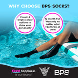 BPS 'Second Skin' High Cut Fin Socks