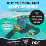 BPS Short-Blade Swim Fins