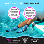 BPS 'Second Skin' High Cut Fin Socks
