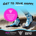 BPS 'Second Skin' High Cut Fin Socks