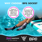 BPS 'Second Skin' High Cut Fin Socks