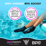 BPS 'Second Skin' High Cut Fin Socks