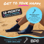 BPS 'Second Skin' Low Cut Fin Socks