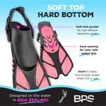 BPS Short-Blade Swim Fins