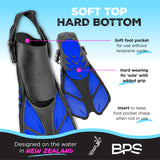 BPS Short-Blade Swim Fins