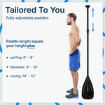 BPS 'Classic' 2-Piece Alloy SUP Paddle