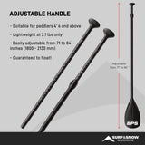 BPS 'Classic' 3-Piece Alloy SUP Paddle