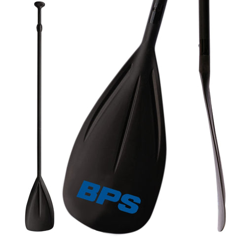 BPS 'Classic' 3-Piece Alloy SUP Paddle Snorkel Blue Accent
