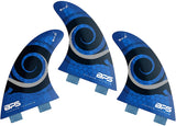 BPS Fiberglass FCS Surfboard Fins Large (G7/M7) / Blue