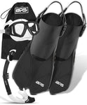 BPS Full Gear Snorkel Set XXS/XS / Black