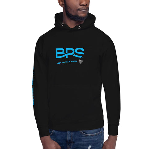 BPS 'Get to your happy' Hoodie Merch Black / S