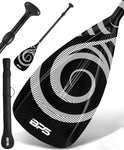 BPS 'Koru' 2-Piece Full Carbon Fiber SUP Paddle Black