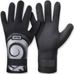 BPS 'Koru' 3mm Diving Gloves Black with Grey / XS