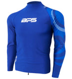 BPS Long Sleeve Rashguard Small / Patterned Navy Blue
