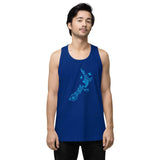 BPS 'New Zealand Map' Men's Tank Top Team Royal / S
