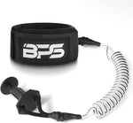 BPS Premium Bodyboard Leash Clear White