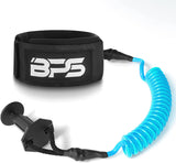 BPS Premium Bodyboard Leash Light Blue