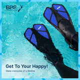 BPS Short-Blade Swim Fins