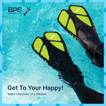 BPS Short-Blade Swim Fins