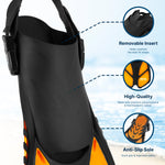 BPS Short-Blade Swim Fins