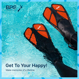 BPS Short-Blade Swim Fins