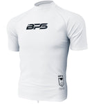 BPS Short Sleeve Rashguard White / Small
