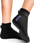 BPS 'Smart' Low Cut Water Socks Black w/ Lilac Grey Accent / Small