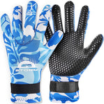 BPS 'Storm' 3mm Dive Gloves Floral Blue / Large
