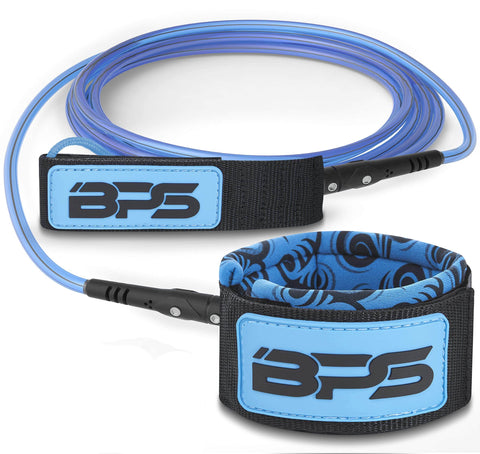 BPS Surfboard 8mm Koru Straight Leash 8' / Koru Dark Blue