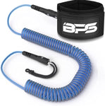 BPS 'Ultralite' 10' SUP Coiled Leash Classic Dark Blue