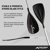 Own the Wave 3-Piece Alloy SUP Paddle