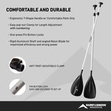Own the Wave 3-Piece Alloy SUP Paddle