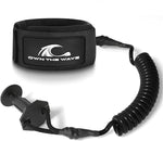 Own the Wave 'Premium' Bodyboard Leash Black