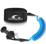 Own the Wave 'Premium' Bodyboard Leash Blue